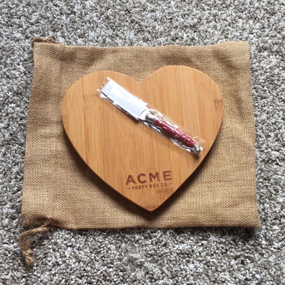 Heart shapped kitchen board